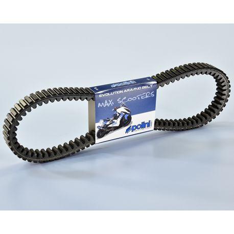 JERMEN - POLINI - APRILIA 400cc /GILERA 500cc /PEUGEOT/PIAGGIO 400-500cc/ MASTER 4t, LC, l 1038 mm, w 27,5 mm, h 14,0 mm, 28°