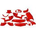 Body kit - EDGE - 15 delni - Gilera runner - rdeč