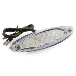 Zadnja luč BGM -COLORLESS LED- (e) universal 100x32x30, krom