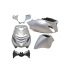 BODY KIT -DMP SP- Piaggio ZIP 2000/ LAMBORGINI SREBRN (5 delni set)