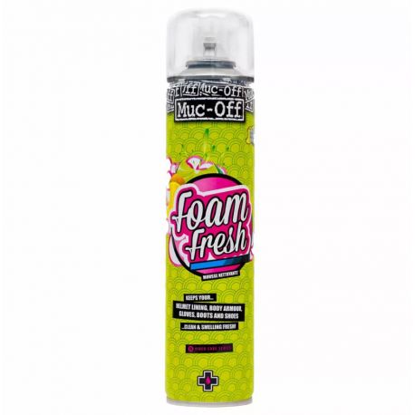 Čistilo za čiščenje notranjosti čelade, rokavic, čevljev Muc-Off Foam Fresh
