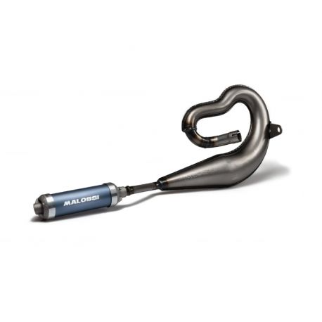 Izpuh -MALOSSI Too Bad Deps 27mm za PIAGGIO Ciao/Px 50steel, silver, Barva: modro siva