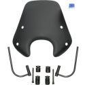Vetrobransko steklo -DMP- Piaggio Zip 2000 - Črna mat / Višina - 30cm
