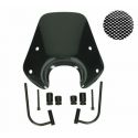 Vetrobransko steklo -DMP- Piaggio Zip 2000 - Črni karbon / Višina - 30cm