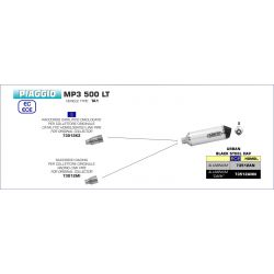 Cev izpuha srednja -Racing Arrow Piaggio Mp3 Lt 500i E4 2017-2018