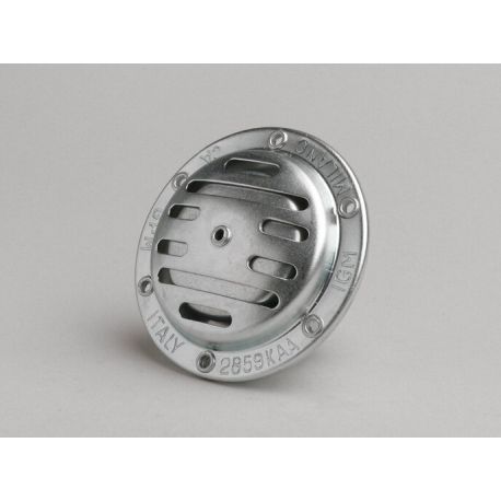 Trobenta – OEM kakovost, 12V AC, primerno za Vespa, premer 75 mm, pocinkano, primerno npr. za Vespa PX (do 1984) brez akumulator