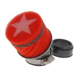 ZRAČNI FILTER RACING - Stage6, kratek, rdeč, Mikuni - 44mm priključek
