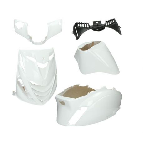 BODY KIT -DMP SP- Piaggio ZIP 2000/ Bela (5 delni set)