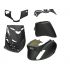 BODY KIT -DMP SP- Piaggio ZIP 2000/ Črna mat (5 delni set)