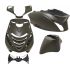 BODY KIT -DMP SP- Piaggio ZIP 2000/ Vojaško zelena matirana (5 delni set)