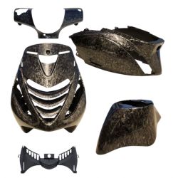 BODY KIT -DMP SP EVO-1- Piaggio ZIP 2000 / Graffiti forged carbon look
