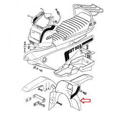 BLATNIK ZADNJI -TOMOS- BT / Poliester - oem 221526