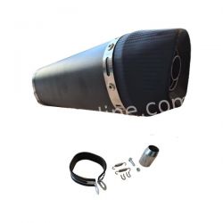 Dušilec izpuha -DMP EVO- Gy6 50cc 4T EURO2 EURO4 EURO5/ Črna mat / (brez cevi)