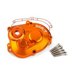 Pokrov zobniškega prenosa - Stage6 R/T MK2-Piaggio / Gilera / Aprilia 50cc 2T / Oranžna