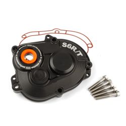 Pokrov zobniškega prenosa - Stage6 R/T MK2-Piaggio / Gilera / Aprilia 50cc 2T / Črna