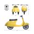 Otroški poganjalec - PRIMO RIDE- Classic vespa - Rumena