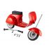 Otroški poganjalec - PRIMO RIDE- Classic vespa - Rdeča
