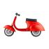 Otroški poganjalec - PRIMO RIDE- Classic vespa - Rdeča