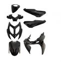 Body kit -DMP- Yamaha Aerox II (od 2013) / Črna glossy (7 delni set)