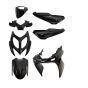 Body kit -DMP- Yamaha Aerox II (od 2013) / Črna glossy (7 delni set)