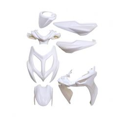 Body kit -DMP- Yamaha Aerox II (od 2013) / Bela (7 delni set)
