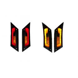Set zadnjih LED smernikov -POWER1 EVO5 - Piaggio ZIP 2000 / Zatemnjeni
