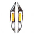 Set sprednjih LED smernikov -POWER1 EVO - Piaggio ZIP 2000 / Svetli