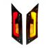Set zadnjih LED smernikov - POWER1 EVO-3 - Piaggio ZIP 2000 / Titanium 