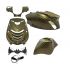 BODY KIT -POWER1 SP - Piaggio ZIP 2000/ Pariško Zelena (6 delni set) / z led osvetlitvijo sprednje maske