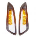 Set sprednjih LED smernikov -POWER1- Vespa Primavera / Svetli / E oznaka