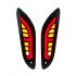 Set zadnjih LED smernikov -POWER1 Sport-Vespa Primavera / Zatemnjeni / E oznaka