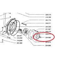 Vijak rotorja vodne črpalke SMP2 - TOMOS original 224869
