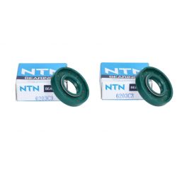 Set ležajev in osnih tesnil / semeringov motorne gredi - NTN - Tomos A3 / A35 