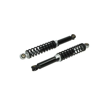 Set zadnjih amortizerjev / blažilcev - DMP - Tomos / Puch Maxi / 320 mm / Črna