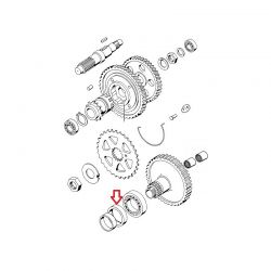 Osno tesnilo / semering - TOMOS - 35x47x7 mm / oem 036620