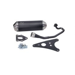 Izpuh -TURBOKIT Gmax- Yamaha Aerox / Ovetto / Neo 50cc 4T / Črn / Homologiran