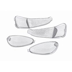 Set leč smernikov -DMP- Gilera Runner / do 2005 / Transparent - Bele