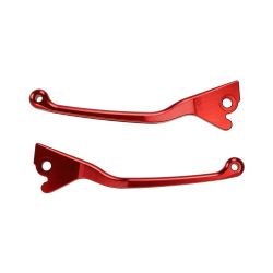 Set zavornih ročic -Fast Arrow PRO CNC- Gilera Runner 50/125/180 / Dvojni disk / Rdeča