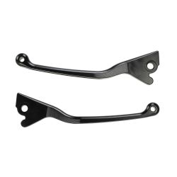 Set zavornih ročic -Fast Arrow PRO CNC- Gilera Runner 50/125/180 / Dvojni disk / Črna