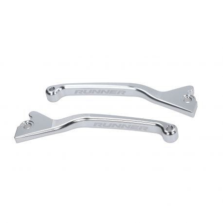 Set zavornih ročic -Fast Arrow PRO CNC- Gilera Runner 50/125/180 / Enojni disk (samo spredaj) / Alu