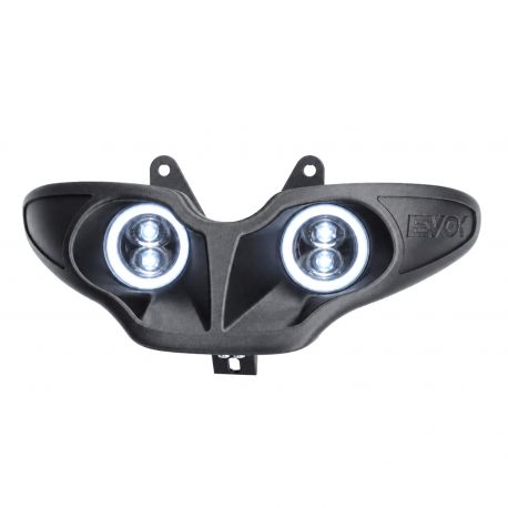 Žaromet / Sprednja luč -EVOK IRON LED - Gilera Runner (do 2005)