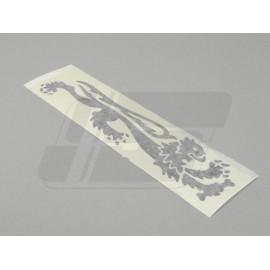 NALEPKA Malossi lev 24cm črn - desni