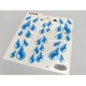 NALEPKE SET -DROPS- 200x240mm