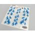 NALEPKE SET -DROPS- 200x240mm