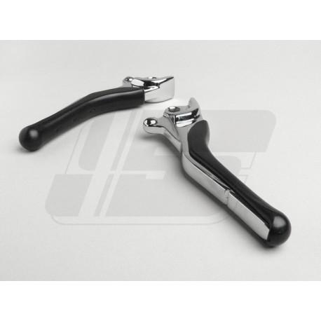 Set zavornih ročic -CLASSIC- Yamaha Aerox, MBK Nitro - krom