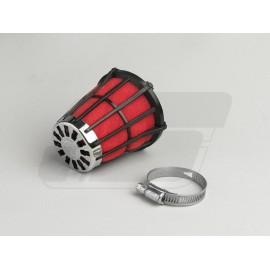 ZRAČNI FILTER - MALOSSI E5 - priključek=32mm - črna/rdeča