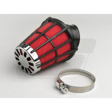 ZRAČNI FILTER - MALOSSI E5- 30° - Priključek=38mm- rdeča/črna