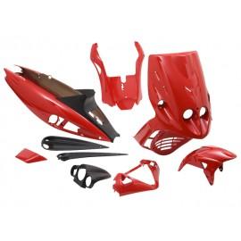 BODY KIT -STR8 MALAGUTI F12 - 9 delni - Rdeča