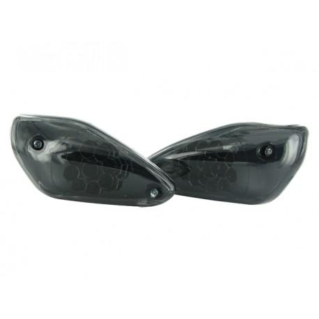SMERNIKI - STR8 LED - BLACK LINE - YAMAHA AEROX/MBK NITRO