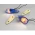 SMERNIKI - TURBOLENT FLOW 55X20X15mm - plavo beli